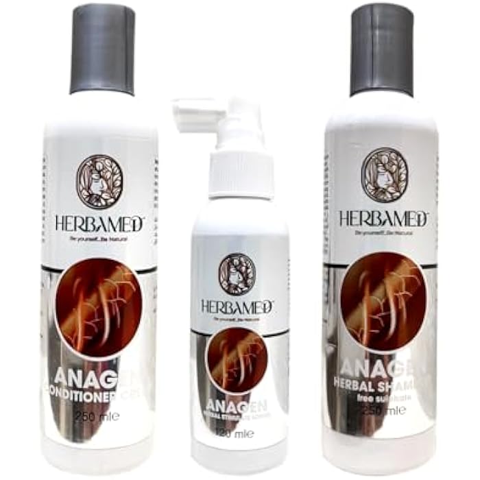 Herbamed Anagen Herbal Collection Anyi Hair Loss 3in1 Shampoo, Conditioner & Lotion - Image 2